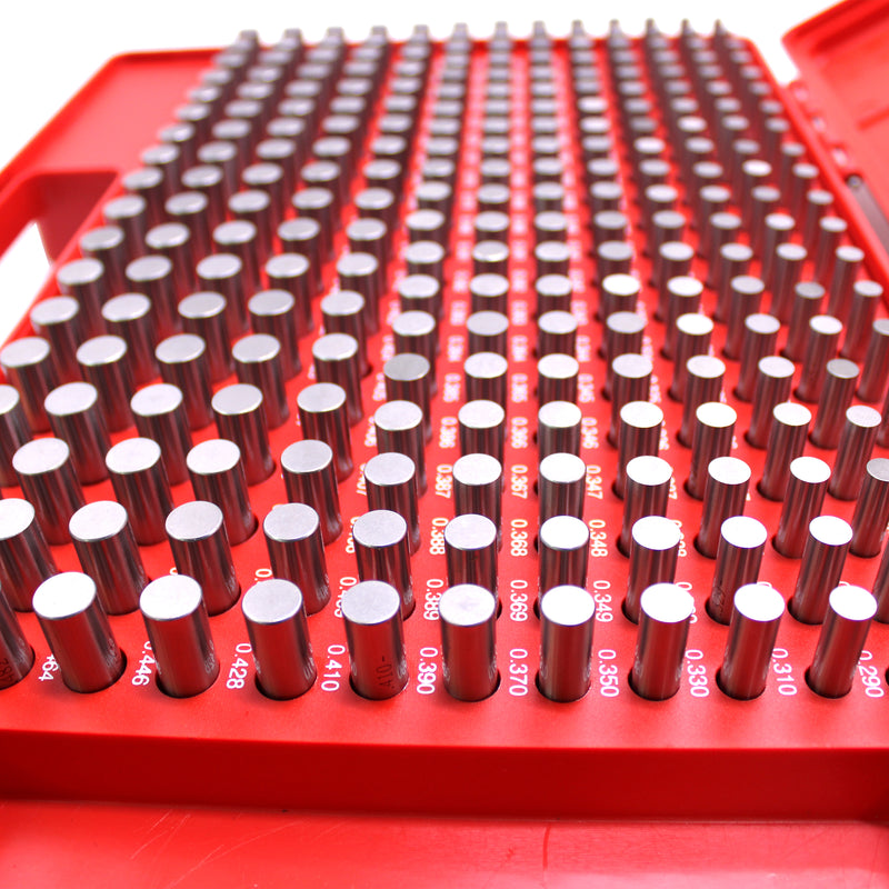 Steel Pin Gage Set Minus- 250pcs M2 .251-.500"