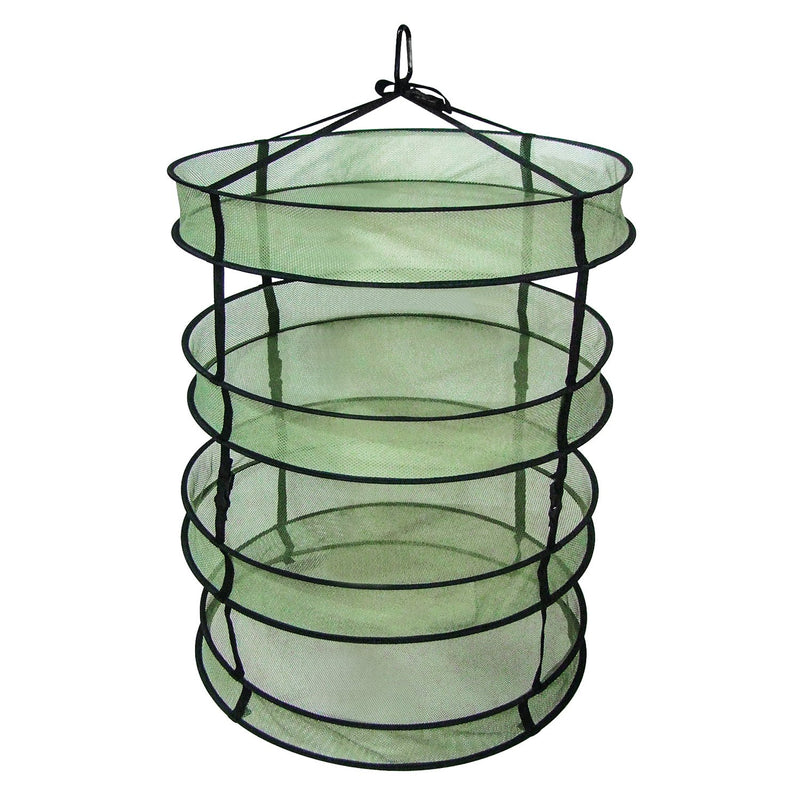 HYDROPONIC DEPOT Drying Rack Net 4 Layer Collapsible Mesh Hanging Drying Net