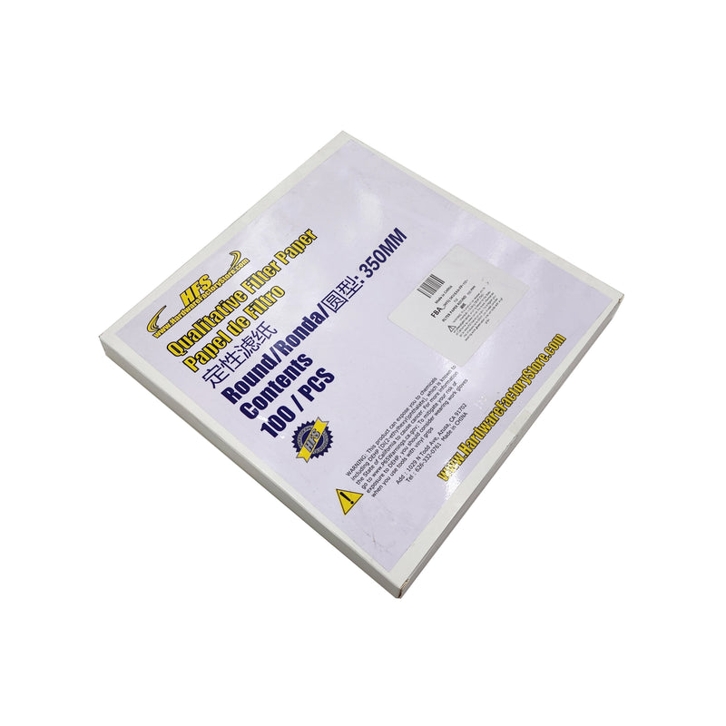 Filter Papers Round 350mm 100PCS Ashless Qualitative Slow to Fast 1um-20um