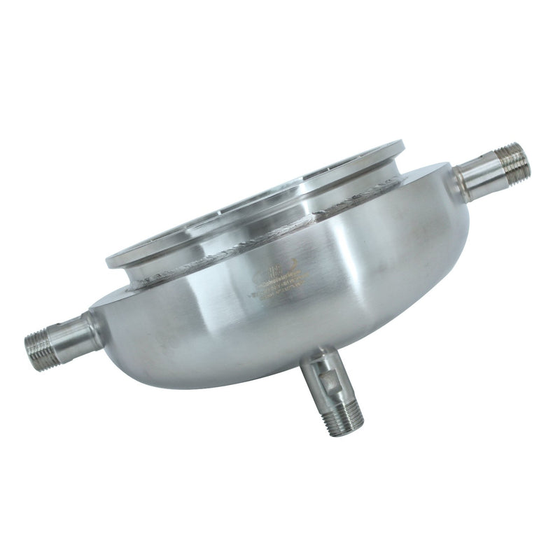 304 Stainless Steel Quick Lock, Jacket Lid (One Hole 1/2" NPT) - Multiple Sizes