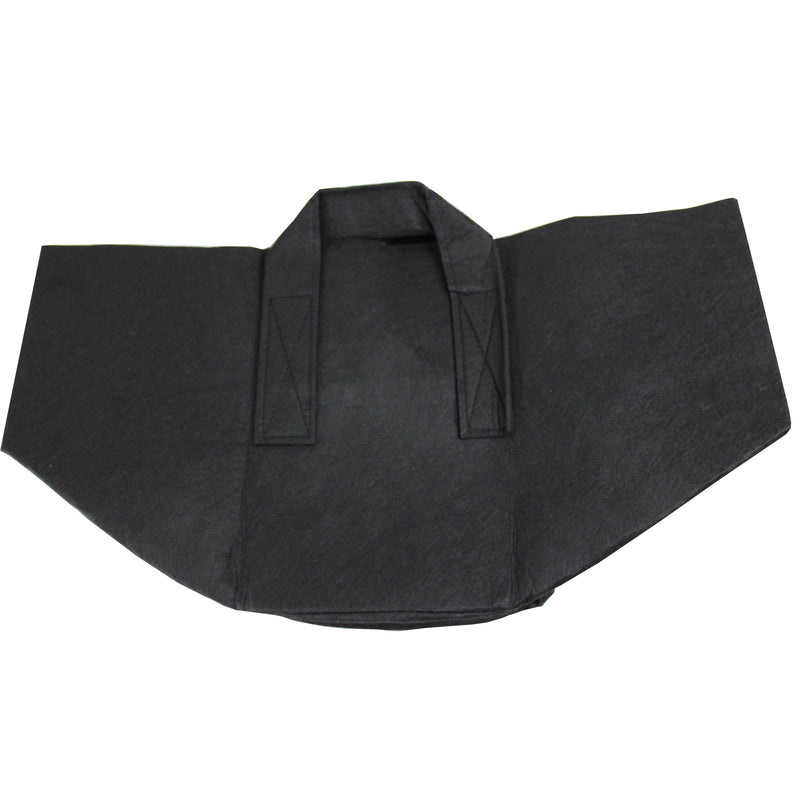 HYDROPONIC DEPOT Aeration Fabric Pot/Plant Grow Bag w/Handles (Black)