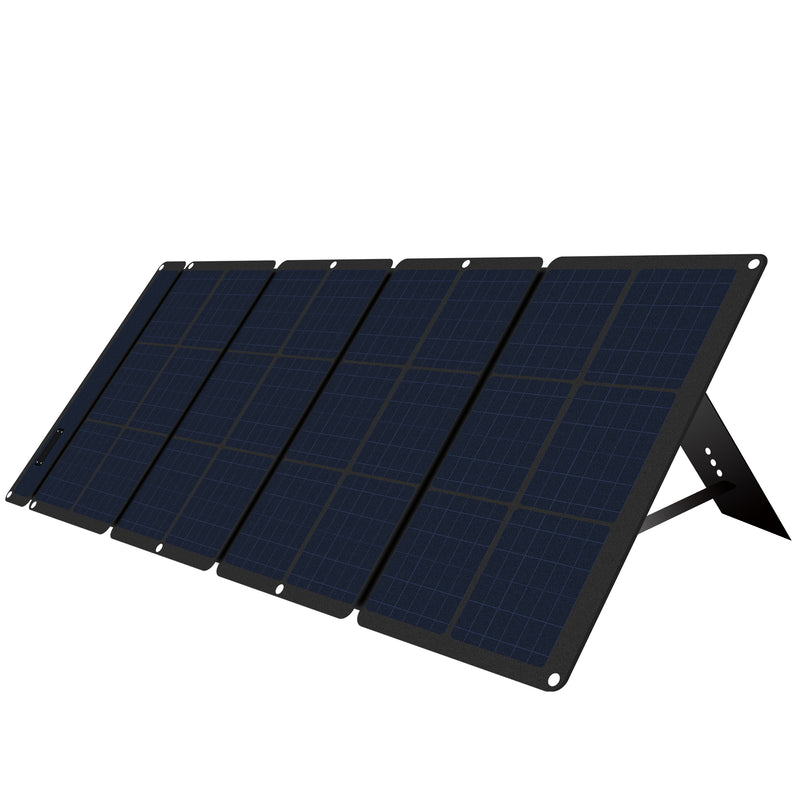 120W Portable Foldable Solar Panel Charger for Power Station Generator with Dual USB Ports & 18V DC Output for RV Boat Laptop Tablet Camera Lamp