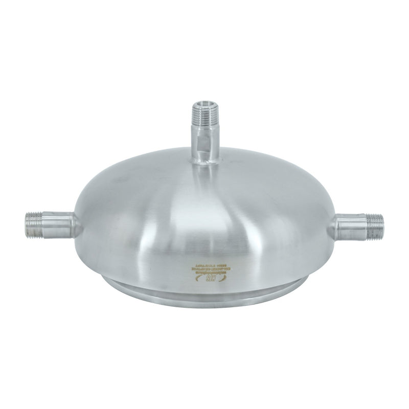 304 Stainless Steel Quick Lock, Jacket Lid (One Hole 1/2" NPT) - Multiple Sizes