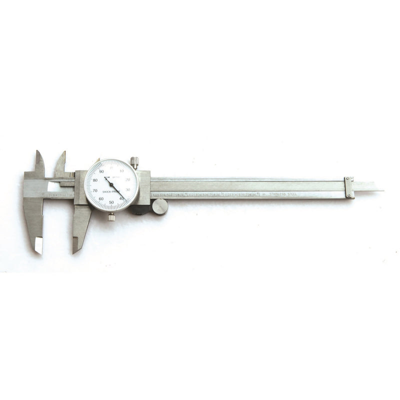 0- 6" Stainless 4 Way Dial Caliper .001" Shock Proof