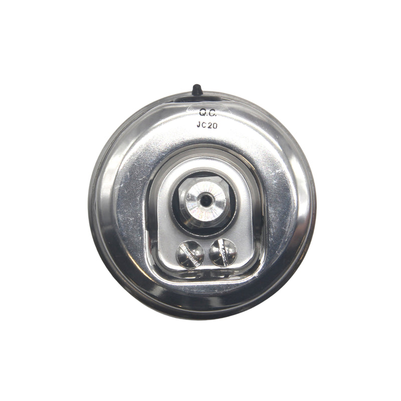 HFS -30 HG-160 PSI, 2.5" Diameter Vacuum Air Pressure Gauge (316 Stainless Steel) Back mount Oil filled