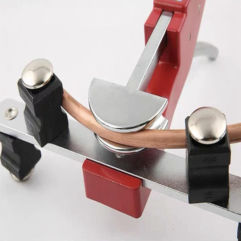 HFS(R) Copper Aluminum Tube Bender Kit, Refrigeration Ratcheting Pipe Tubing Bender Hand Tool 1/4 to 7/8 Inch with Tube Cutter for HVAC Refrigeration System