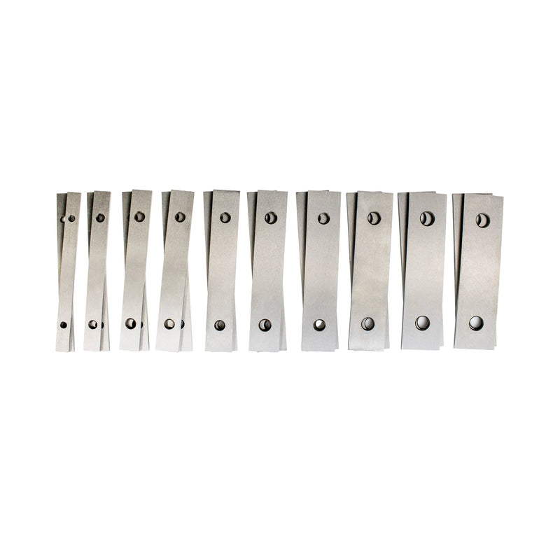 10 Pair 1/8" Steel Parallel Set 10 Pair Parallels .0002" Hardened