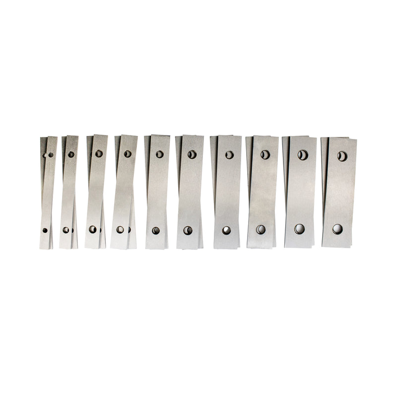 10 Pair 1/8" Steel Parallel Set 10 Pair Parallels .0002" Hardened