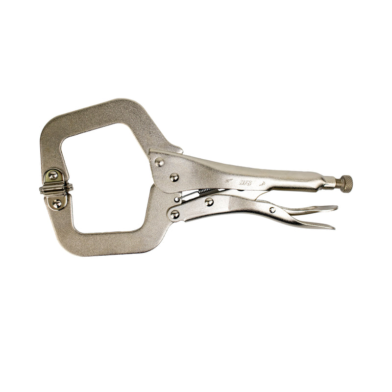 11R * 11-Inch Swivel Pad Locking C-Clamp
