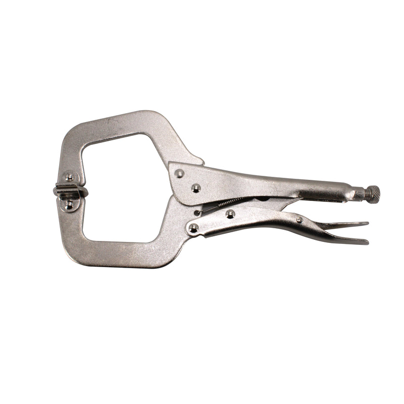 11R * 11-Inch Swivel Pad Locking C-Clamp