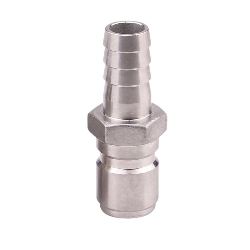Quick Disconnect Male Plug x Barb 1/2 in