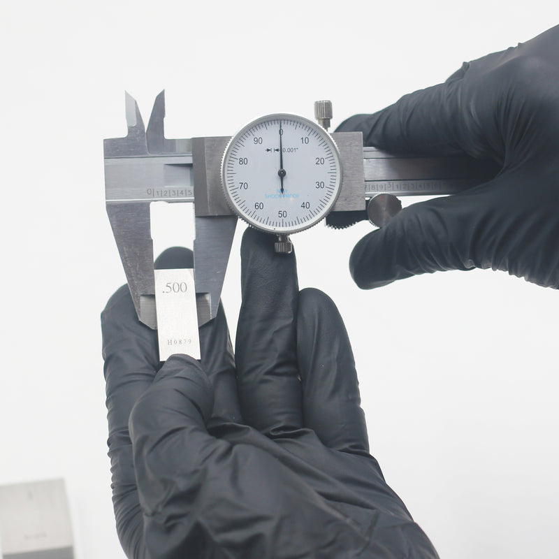0-6" 4-Way Dial Caliper 0.001" Stainless Steel Shockproof  Measurement with Plastic Case
