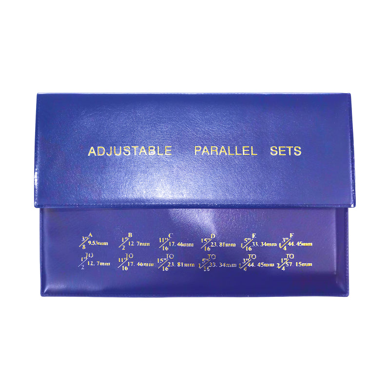 6 Pc 3/8" - 2-1/4" Adjustable Parallel Set Precision Parallel Measurement