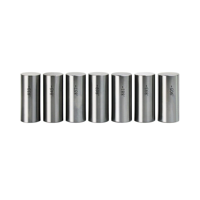 Steel Pin Gage Set Minus- 84pcs M6 .833-.916"