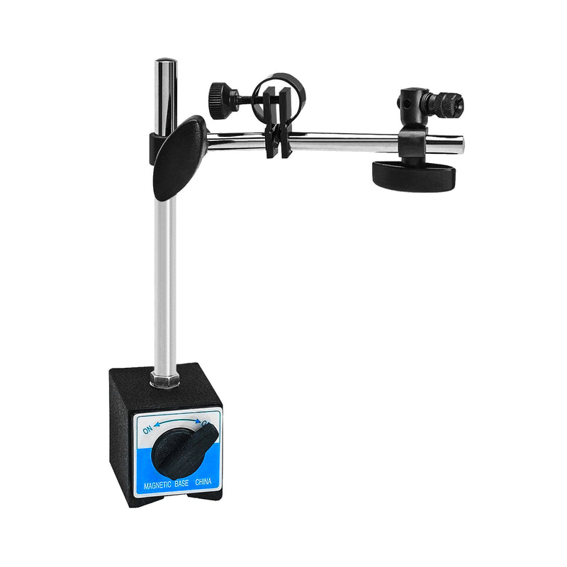 Magnetic Base Stand with Fine Adjustment 135lbs/60kg Max Pull Clamping Hole Diameter 3/8"
