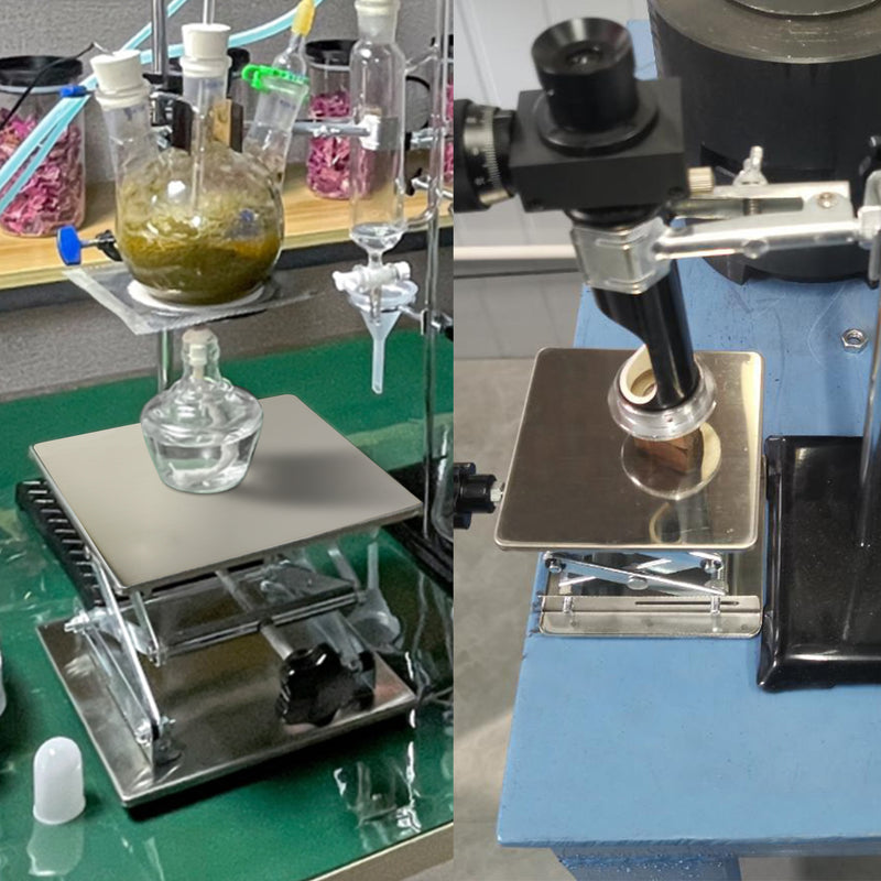 Lab Jack Scissor Stand Platform - Stainless