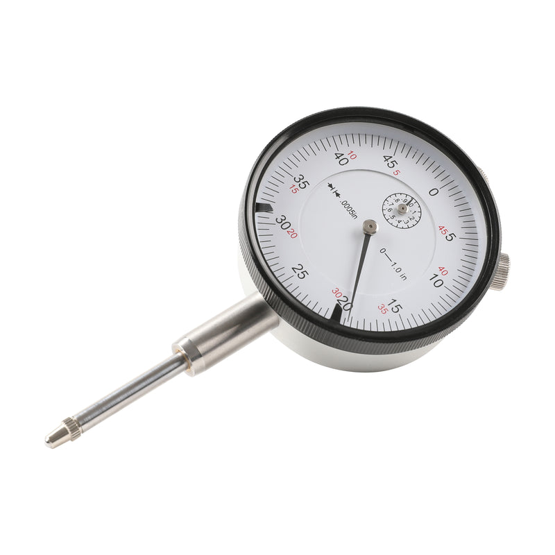 0-1" x 0.0005" Dial Indicator Lathe Tool High Precision 1/4" Hole