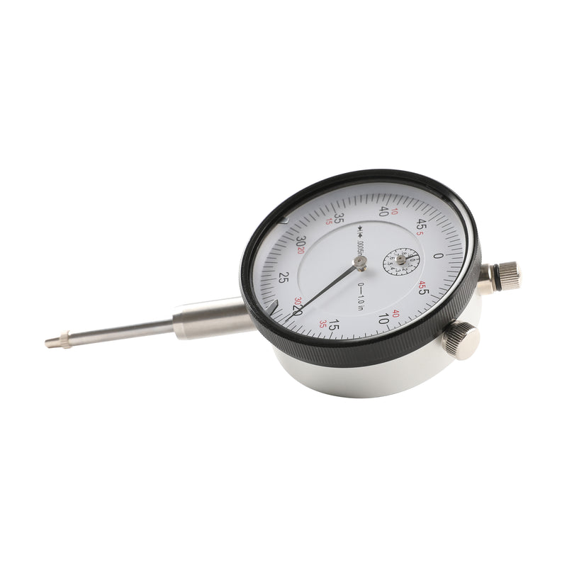 0-1" x 0.0005" Dial Indicator Lathe Tool High Precision 1/4" Hole