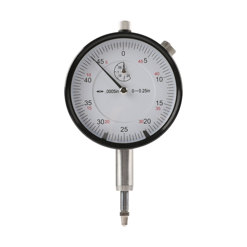 0-1/4" x 0.0005" Dial Indicator Lathe Tool High Precision 1/4" Hole