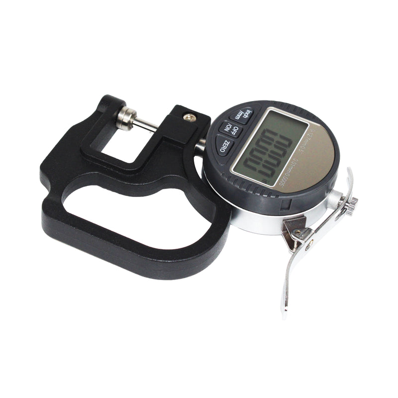 Digital Thickness Gauge 0.5 inch/12.7mm, 0.0005"/ 0.01mm with LED Display