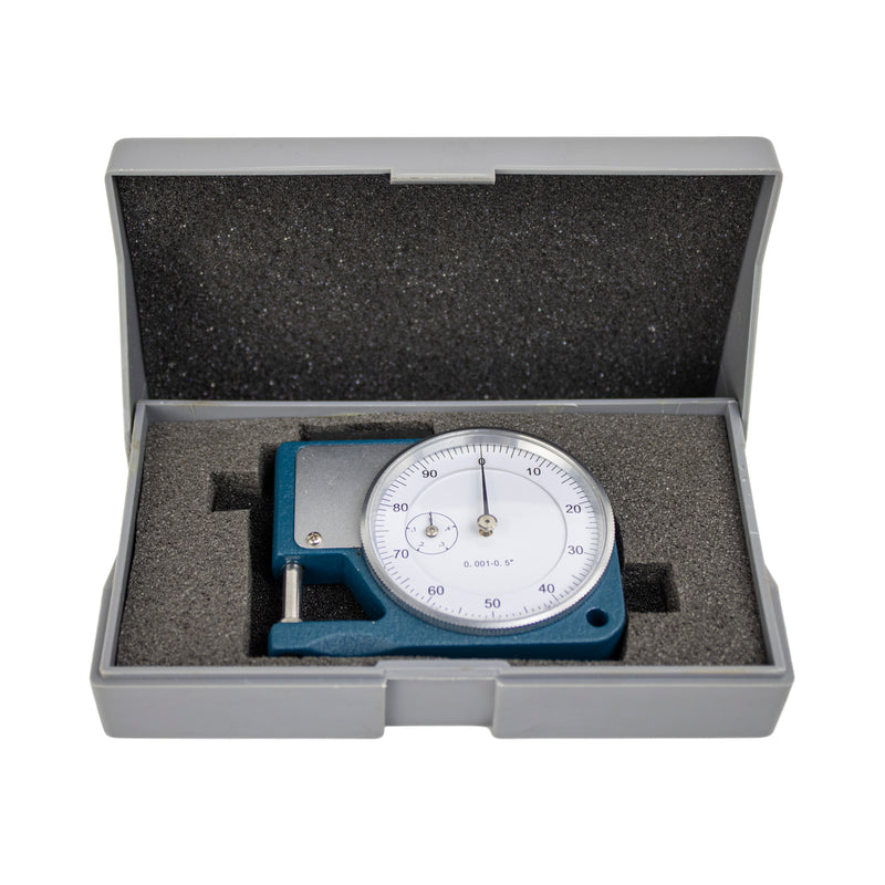 0.5 Thickness Gauge Dial Micrometer Caliper Scope Sheet Paper Mic Guage