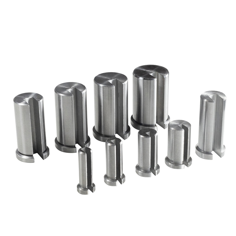 HFS(R) 18 PCS No.10 HSS Keyway Broach Set in Fitted Box, Precision Ground Teeth, 4 Broaches and 9 Bushings