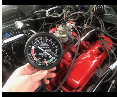 Fuel Pump Pressure & Vacuum Tester Gauge