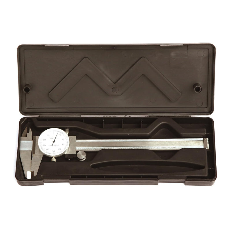 0- 6" Stainless 4 Way Dial Caliper .001" Shock Proof