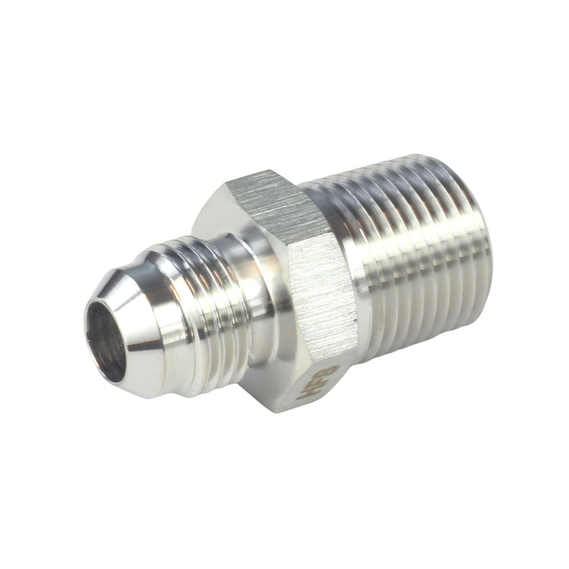 Male NPT to Male JIC Adapter - Multiple Sizes  Stainless Steel 304