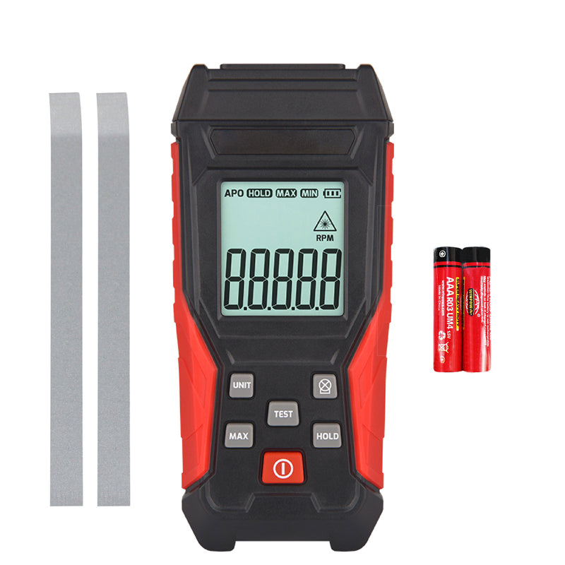 Digital Tachometer Non-Contact RPM Tach Laser Photo Sensor 3~100000RPM Accuracy RPM Gauge Marker