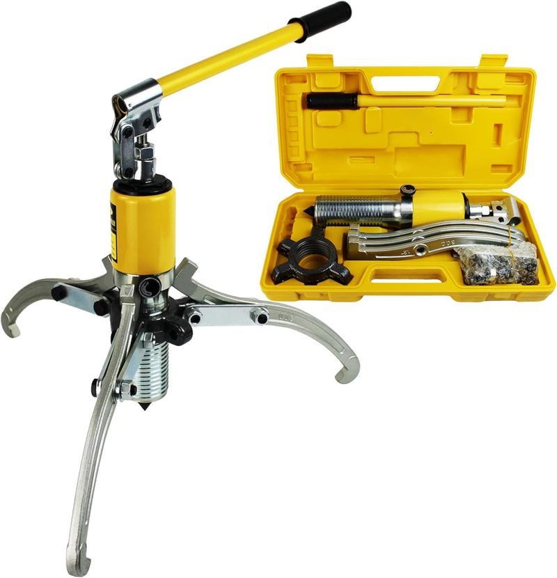 10 Ton Hydraulic Gear Puller Wheel Bearing Pulling Separator 3in1 Pump Oil