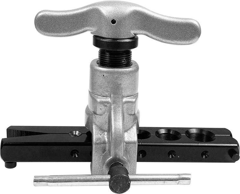 HFS(R Flaring Tools Set Tubing Pipe 6 Dies Sizes 1/4" 5/16" 3/8" 1/2" 5/8" 3/4" Eccentric Cone Type Kit for Water Gas Brake Line Applications