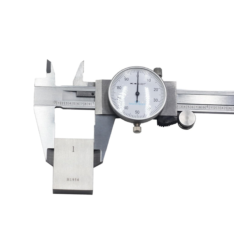 0- 6" Stainless 4 Way Dial Caliper .001" Shock Proof