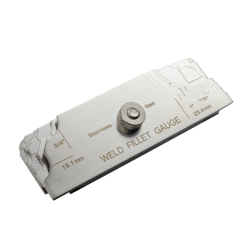 Mg-11 Cam Type Weld Gauge Set (7PCS) 1/8" - 1" (3.2-25.4mm) Etched Welding Inspection Test Ulnar Metric & Inch