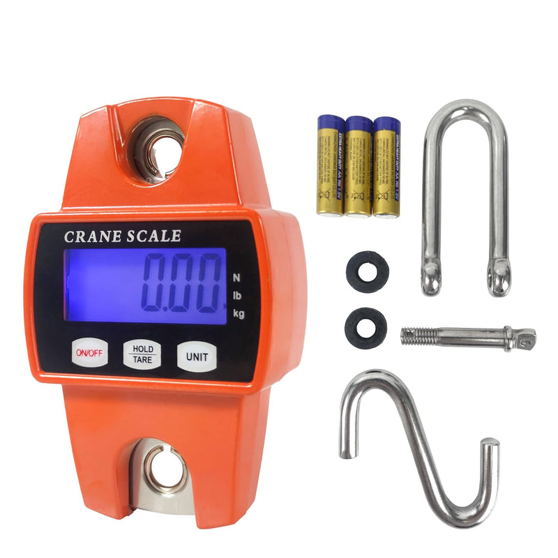 660LB/300KG Heavy-Duty Digital Hanging Crane Scale for Hunting, Farming, Luggage