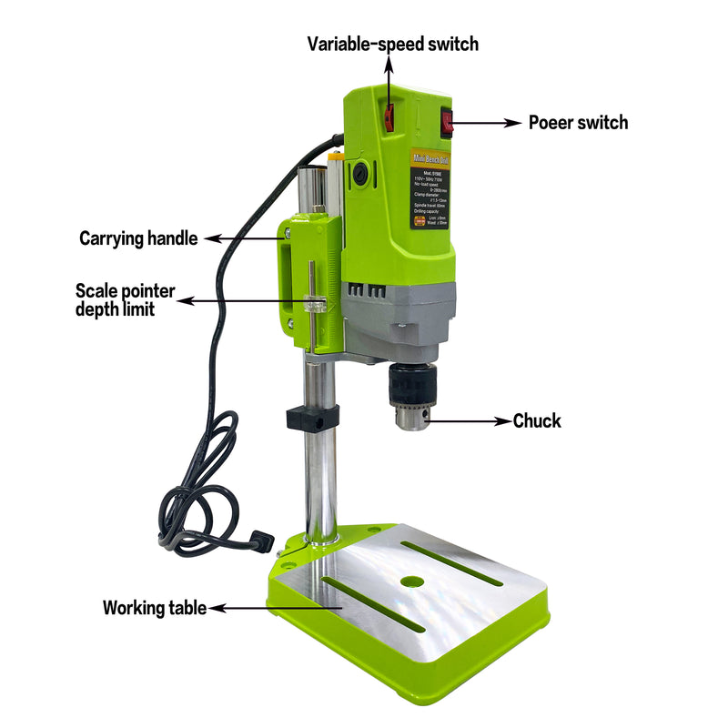 HFS(R) Vertical Drill Stand, Electric Drills for Drilling Work, High Precision