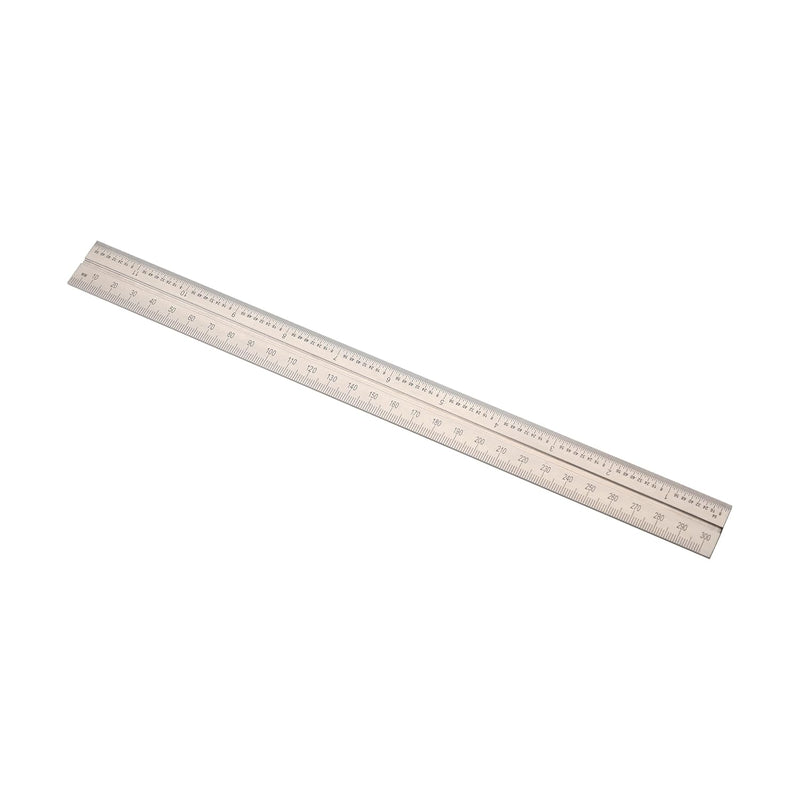 HFS(R) Combination Square Ruler Set Protractor Satin, 4R Graduation