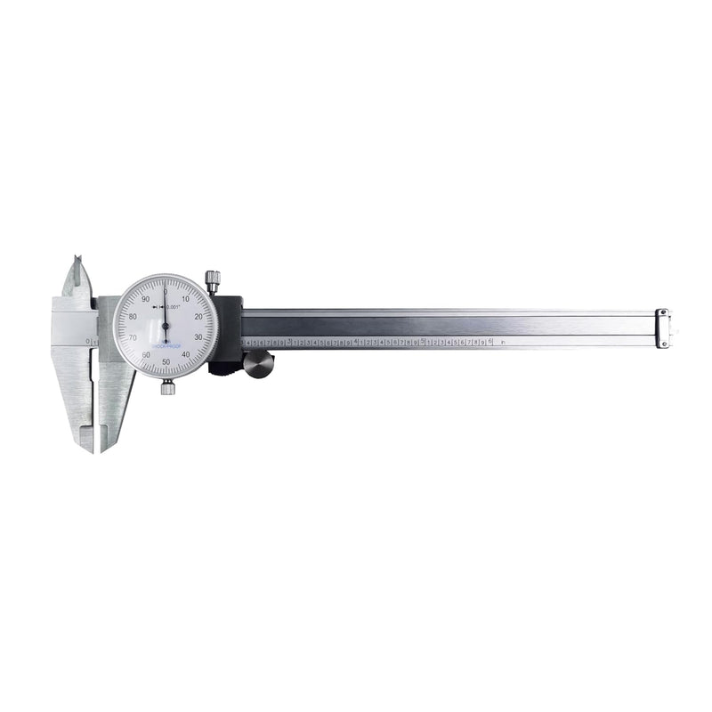0- 6" Stainless 4 Way Dial Caliper .001" Shock Proof
