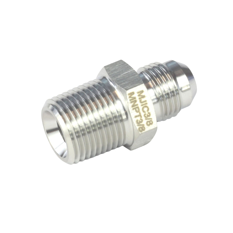 Male NPT to Male JIC Adapter - Multiple Sizes  Stainless Steel 304