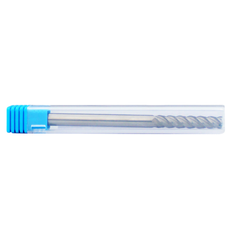 Carbide End Mill, 4 Flute, 1/4" Shank, 1-1/2" Cut Length, 4"Length, 1/4" Dia