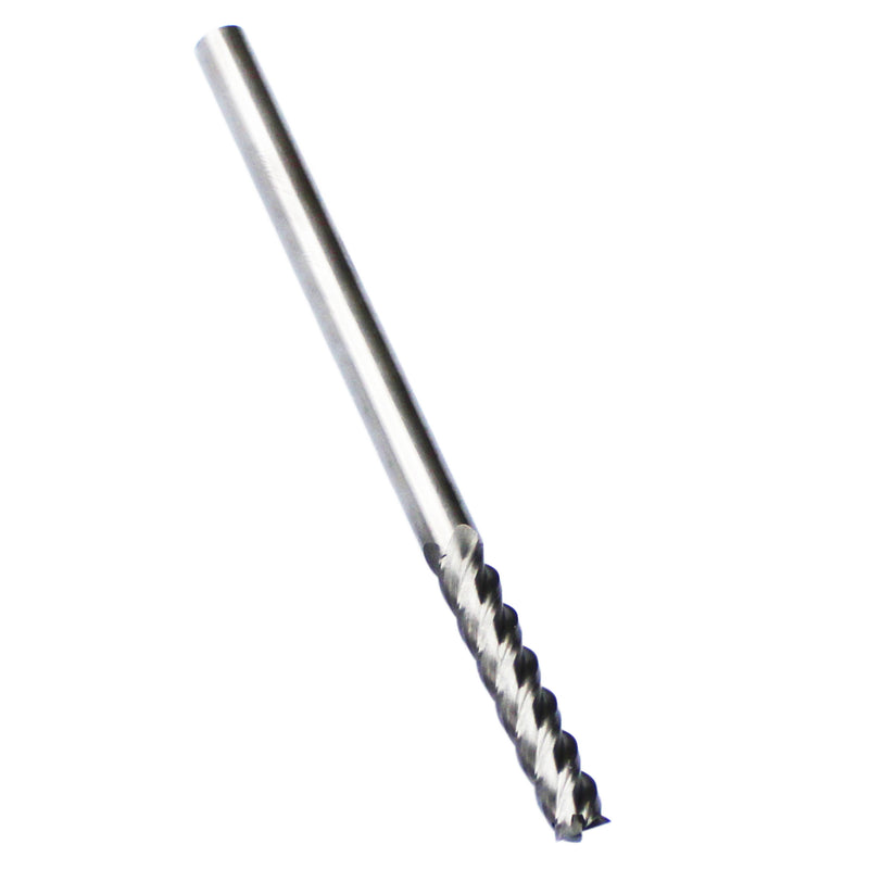 Carbide End Mill, 4 Flute, 1/4" Shank, 1-1/2" Cut Length, 4"Length, 1/4" Dia