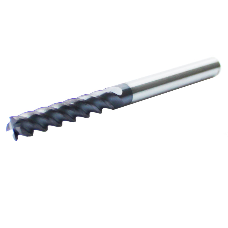 Premium Carbide End Mill, 4 Flute, 5/16" Shank, 1-5/8" Length, 5/16" Dia