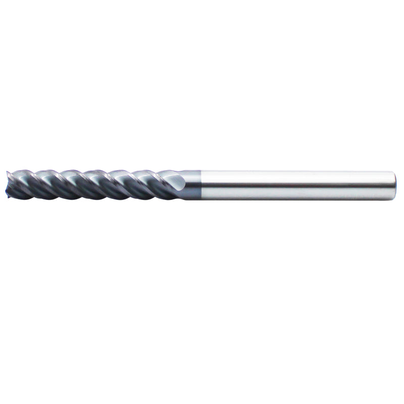 Premium Carbide End Mill, 4 Flute, 5/16" Shank, 1-5/8" Length, 5/16" Dia