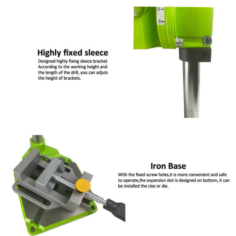 Floor Drill Press Stand Table for Drill Workbench Repair Tool Clamp