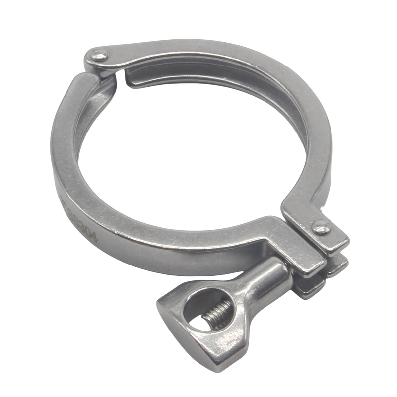 Single Pin Heavy Duty Tri Clover with Wing Nut for Ferrule TC