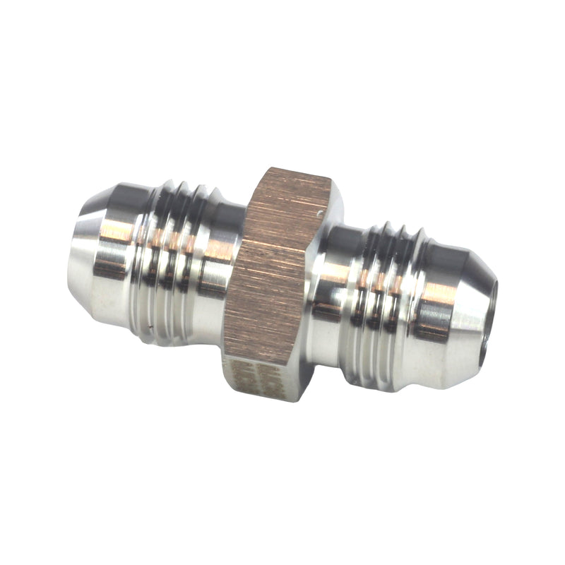 JIC Male to JIC Male Pipe Fittings Flare Tube Union Stainless Steel 304