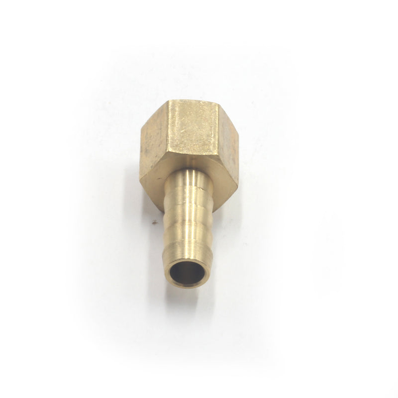 Barb to Female Flare Straight Adapter, Barb x FSAE 3/8 x 3/8 in