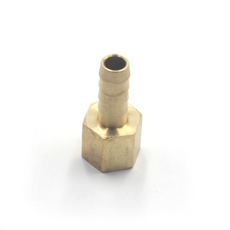 Barb to Female Flare Straight Adapter, Barb x FSAE 3/8 x 3/8 in