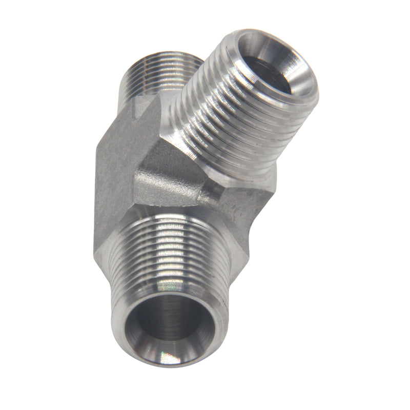 Male NPT 3 Way Tee Fittings Stainless Steel 304