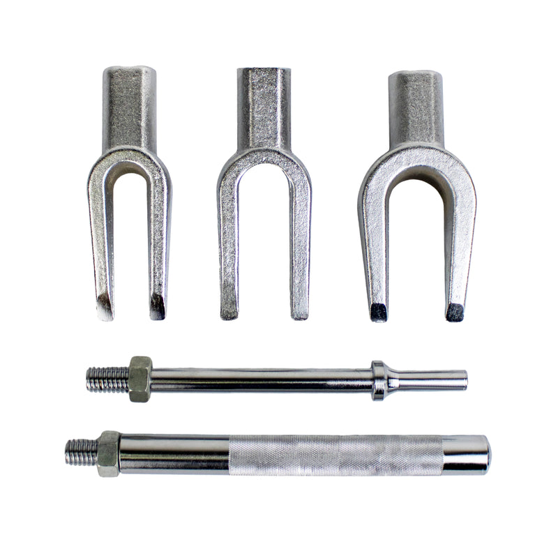 5 Piece Ball Joint Tie Rod Pitman Arm Tool Kit and Pickle Fork Tool Ball Joint Fork Press Kit